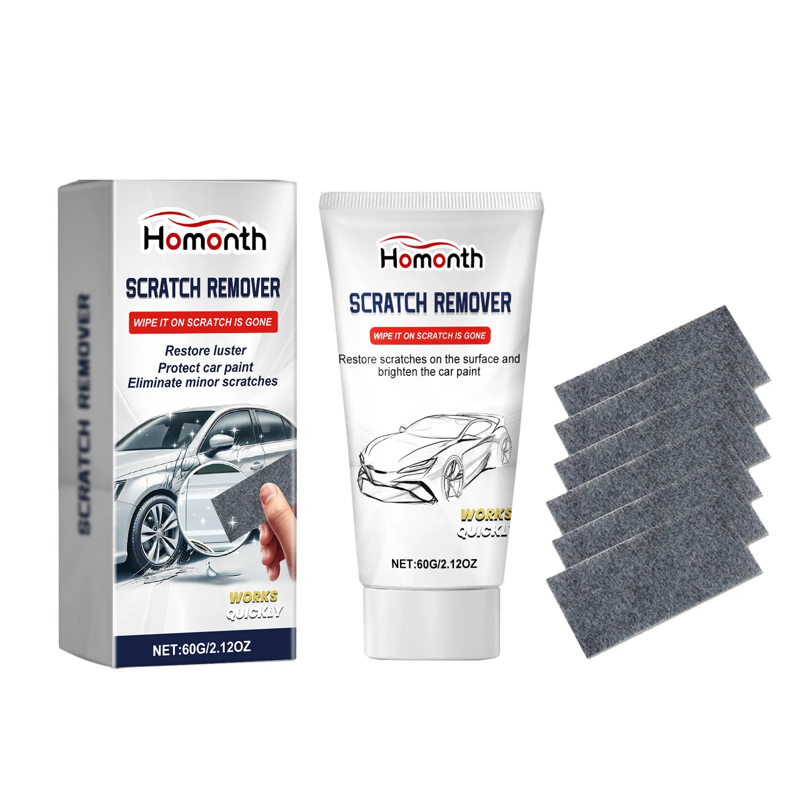 Hot sale car body scratch remover repair surface compound auto polish paint care car scratch remover repair kit