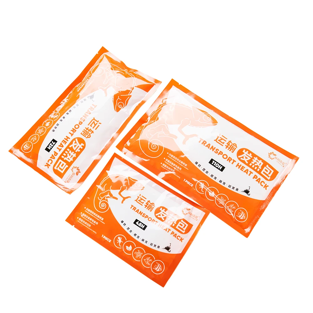 Long timeHeat Packs For Reptile And Fish Pet Transport Heating Pack 72 Hour For Live Plant Heat Pack Pets Shipping Warmer