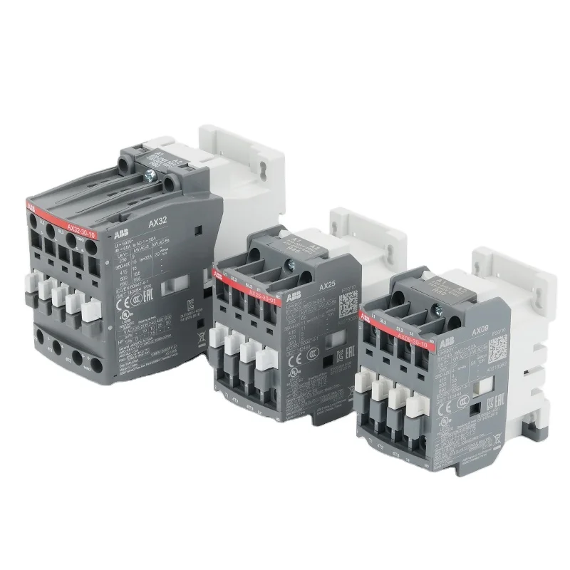 Distributors ABB-China Industrial controls AC DC 220V-230V 24V 110V 380-400V AX95-30-11 AX50-30 AX65-30 AX80-30 contactor