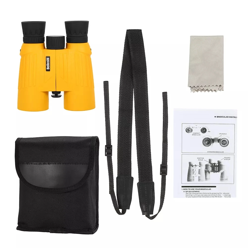 10x30 High Power Easy Focus Waterproof Outdoor Compact Binoculars Telescope with Clear Low Light Vision