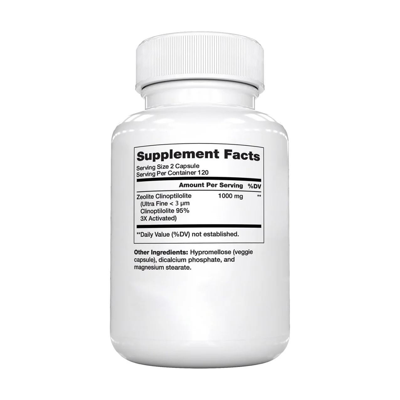Premium Quality Dietary Supplement Vegetarian Capsules Organic Zeolite Detox Capsules Zeolite Supplement