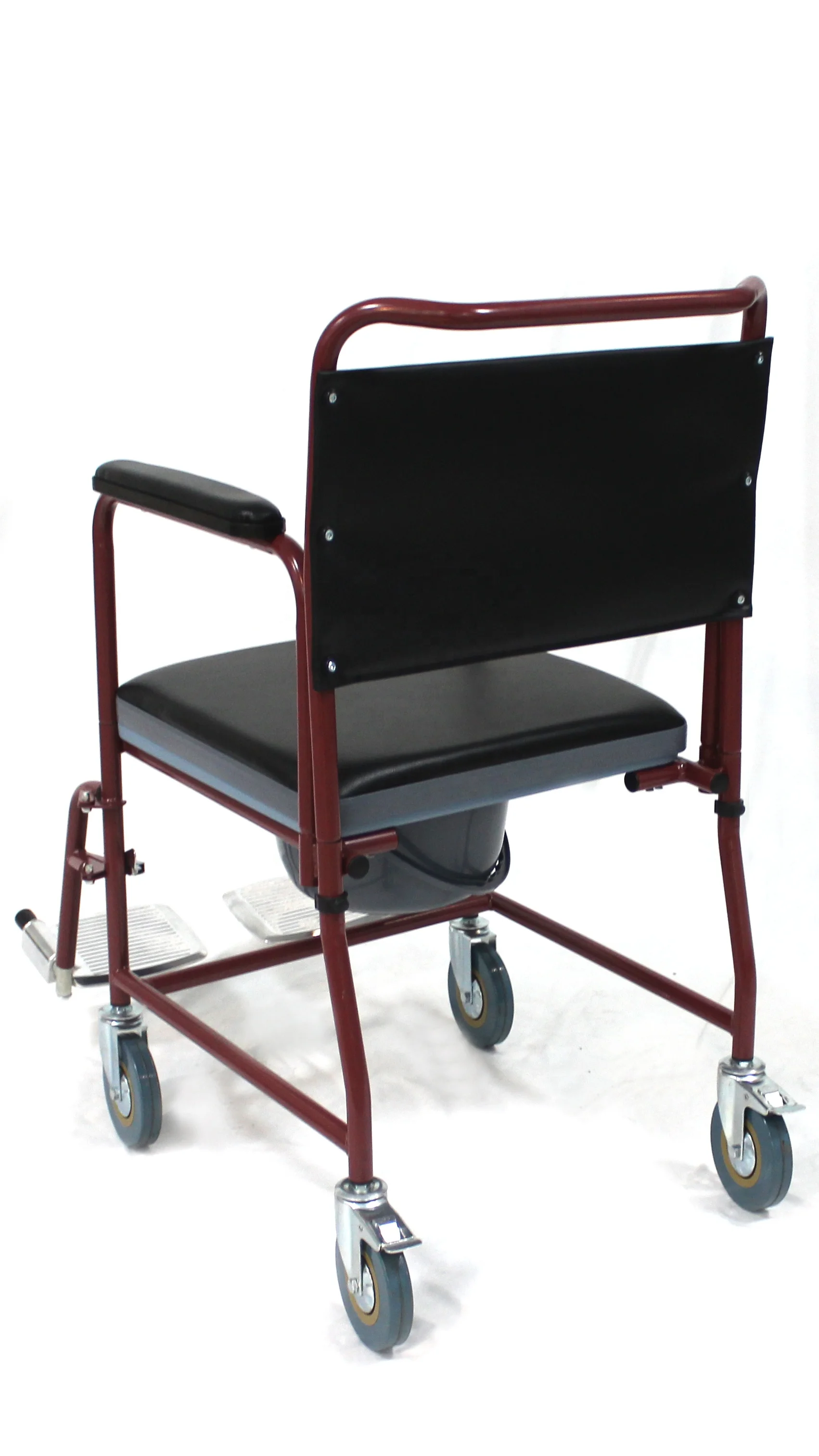 Adult Convenience Steel Manual Wheelchairs Disabled People Wheelchair Toilet Health care Wheelchair