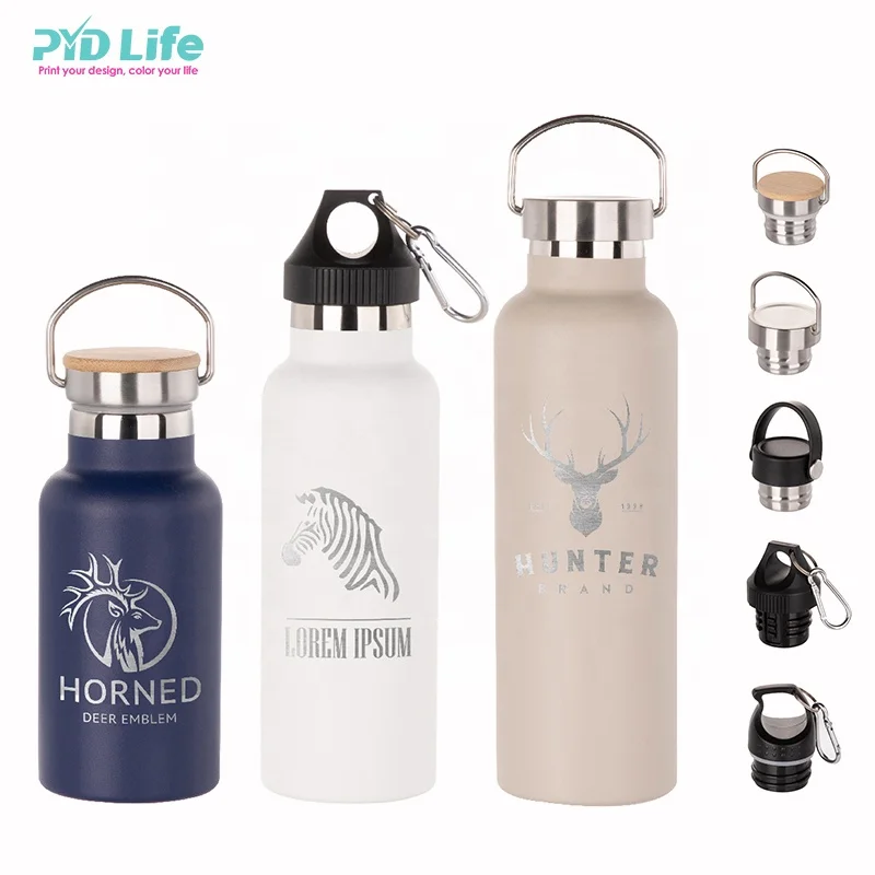 2020 Высококачественный портативный вакуумный термос с двойными стенками и УФ-печатью