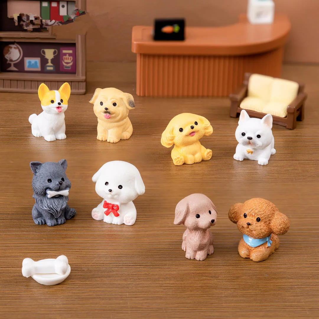 Wholesale Cute Small Animal Decor Creative Miniature Landscape Ornaments Resin Decoration For Gift