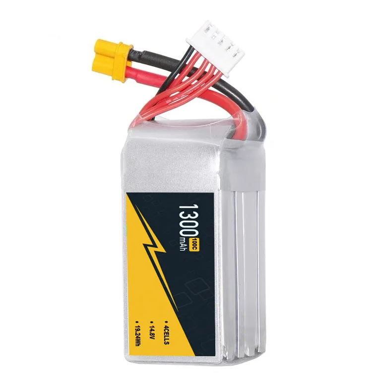 14.8v 4s 1300mah 100C lipo battery for RC Drone Boat FPV car quadcopter