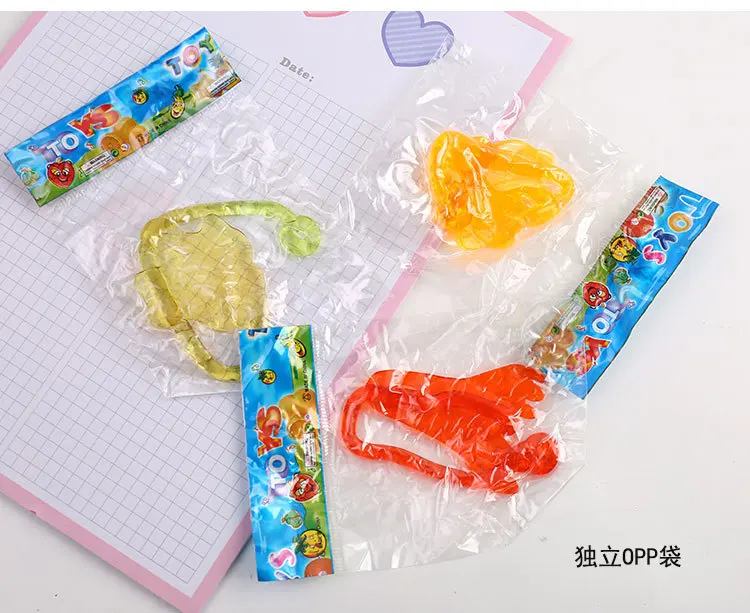 Novelty Decompression Toy Elastic Palm Spider Web Pumpkin Ghost Halloween Creative Trick Wall Climbing Sticky Telescopic Toy