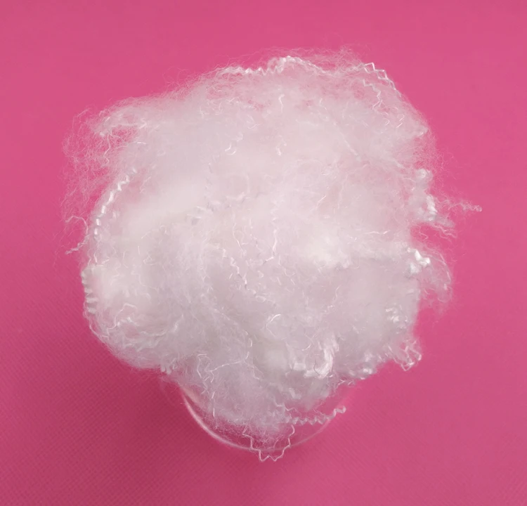 
GRS standard 0.9Dx25mm recycled solid silicon micro denier polyester for filling polyester staple fiber 