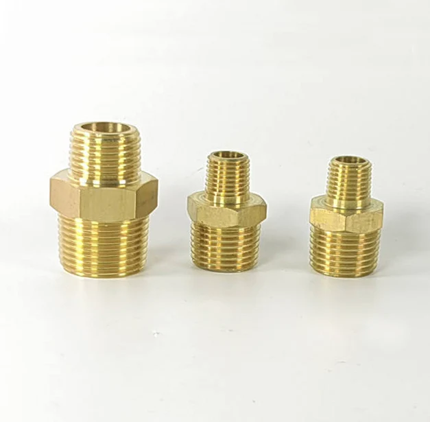 SNS JPC Series Metal One Touch Thread Pipe Fittings brass pneumatic pump parts