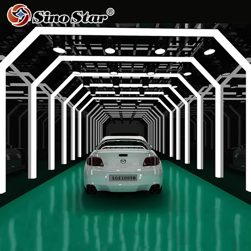 SGE1009B led tunnel light housing  garage light  led light custom made aluminum detailing car wash for the workshop and showroom