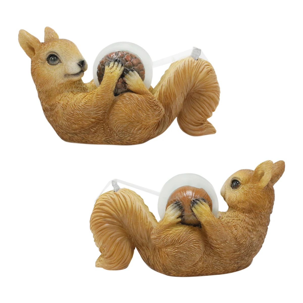 Диспенсер для пистолета из прозрачной ленты полимерная белка милый дизайн офиса и школы рабочего стола