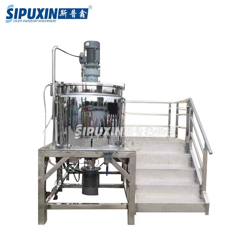 For Chemical Sipuxin Liquid Soap Making Machine Mixing Tank with Agitator Paint Mixing Machine