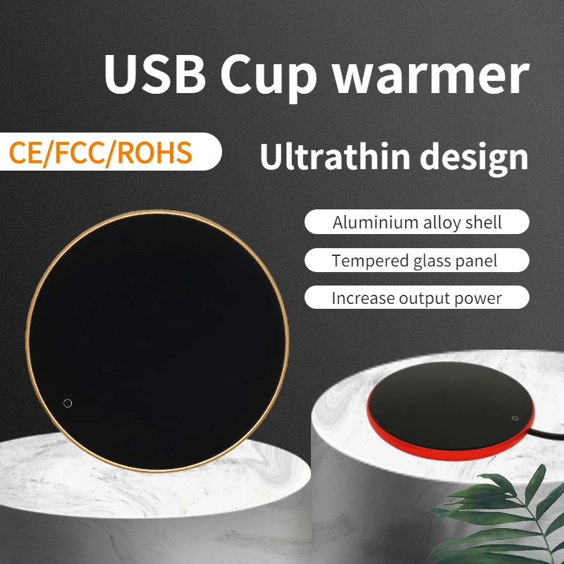 2021 Cheap Factory Price Induction Cup Warmer Flat  Mug Cup Warmer mug warmer with thermostat coffee mug warmer usb