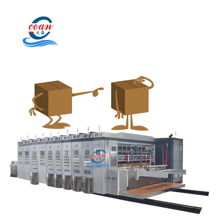 Corrugated Carton Printing Slotting Die Cutting Cardboard Making Machine Corrugated Box Making Machine