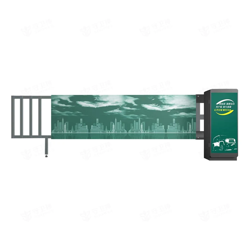 electric parking advertising boom barrier dc motor barrier gate