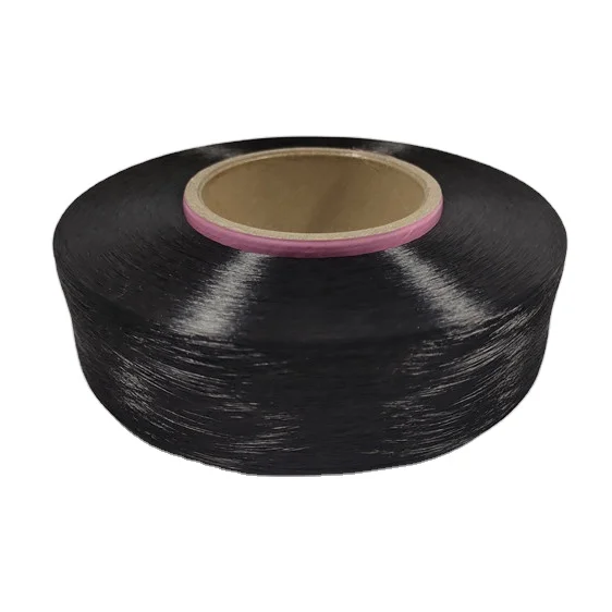 The most popular 40D black spandex yarn high resilience high quality black spandex