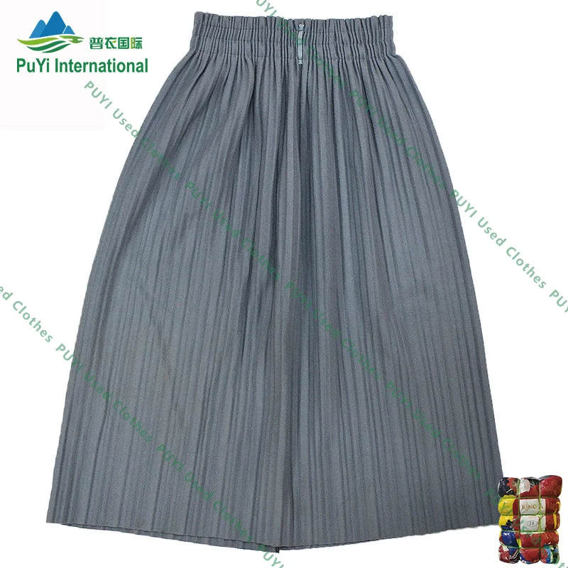 Autumn Winter ladies wool knitted skirts women used clothes second hand clothes in uk