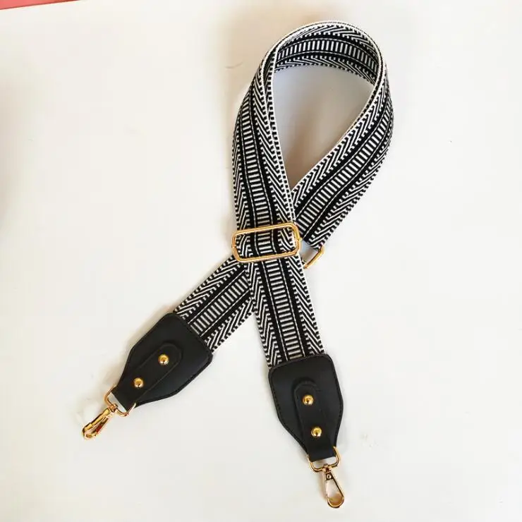 2021 New Top Fashion STRIPE Straps for Handbag Confortable and High Quality Adjustable Strap Width 5cm for Ladies Bag