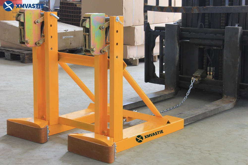 Mechanical Fork mounted drum lifter grab drum forklift with Multiple olecranon types for choose