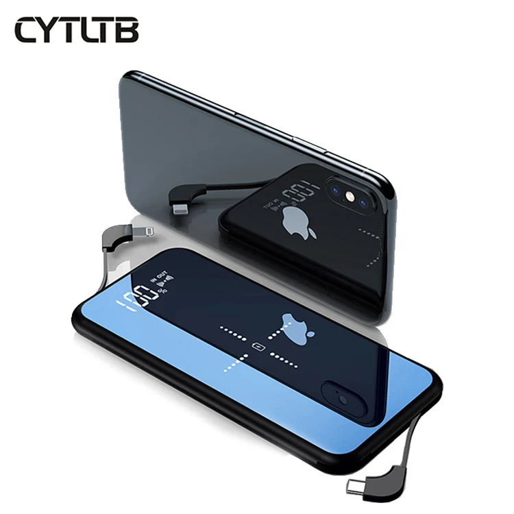CYTLTB Wireless Portable 10000mAh Power Bank Mobile Phone Charger 10000mAh Portable Chargers Best Powerful Portable power bank