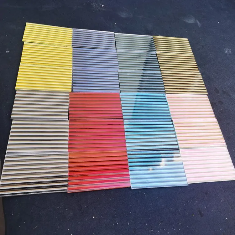 4mm 5mm 6mm moru patterned glass panel decorative transparent textured tempered glass