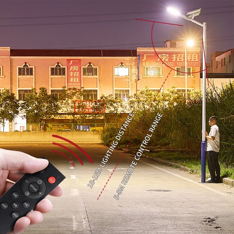 YUNDUO High Quality Outdoor Streetlight 40W 60W 90W 120W Led Solar Street Light With Pole