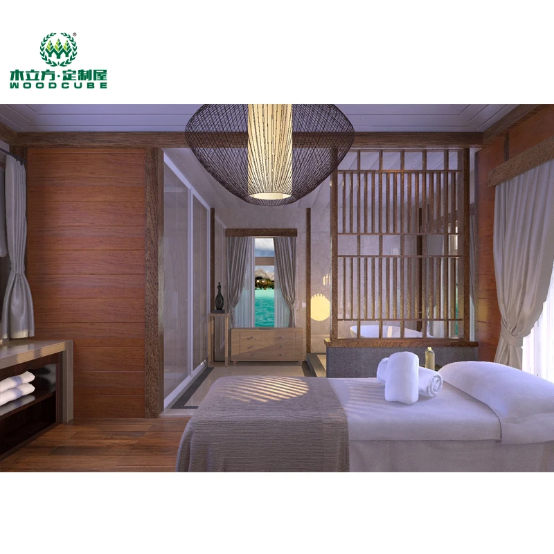 
Fast building prefab houses resort water villa 