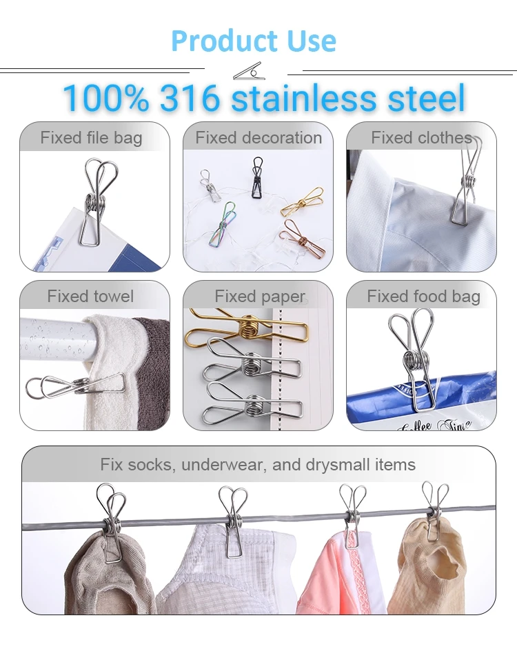 Hot selling 304  stainless steel clothes hook pegs and 316 cloth pegs and 201stainless steel hook peg