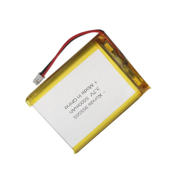 High quality hot sale 3.7v5000mah medical equipment smart home lighting mobile power supply polymer lithium battery 955565