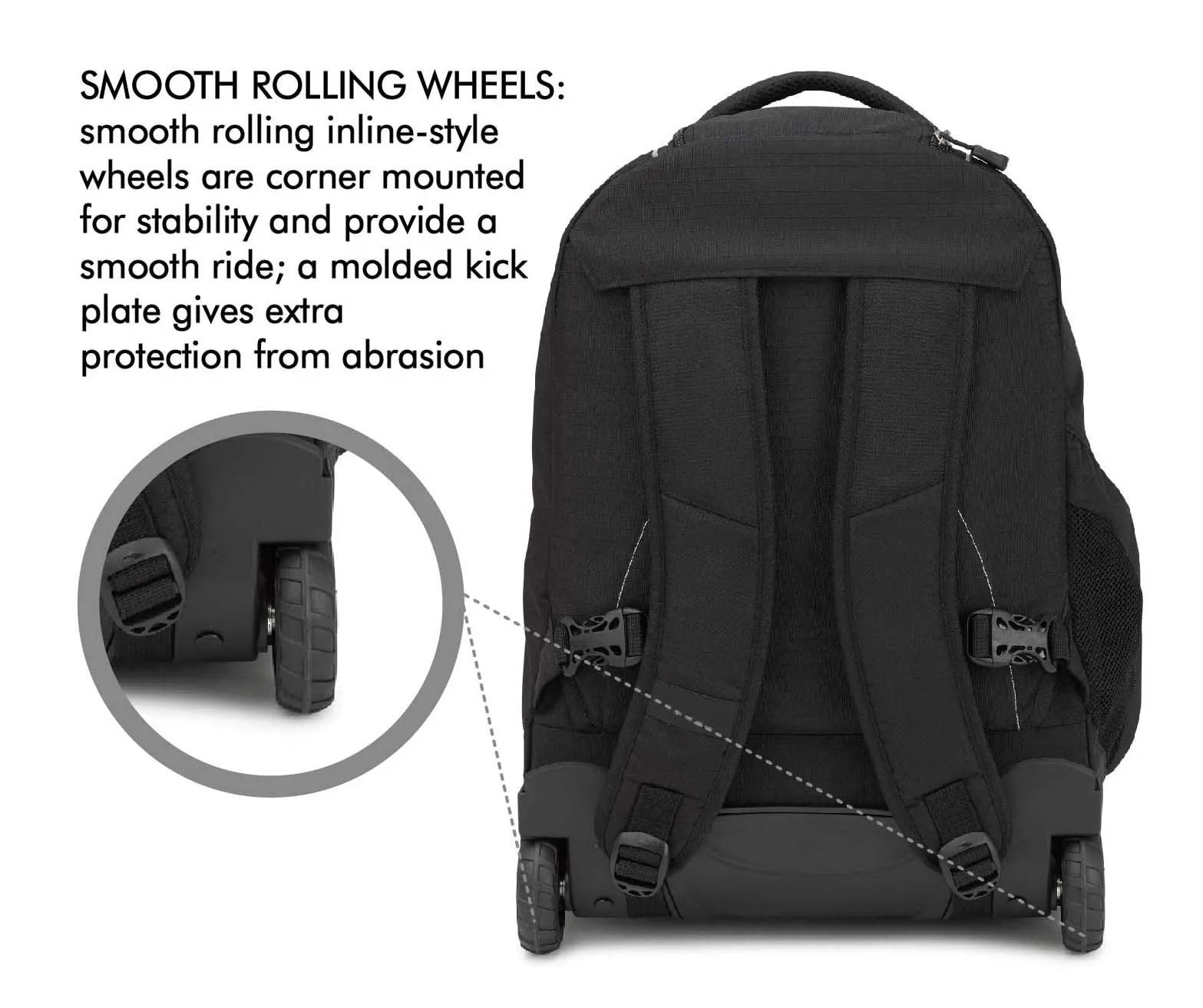 Wheeled Laptop Backpack Latest backpack with trolley for easy travelling