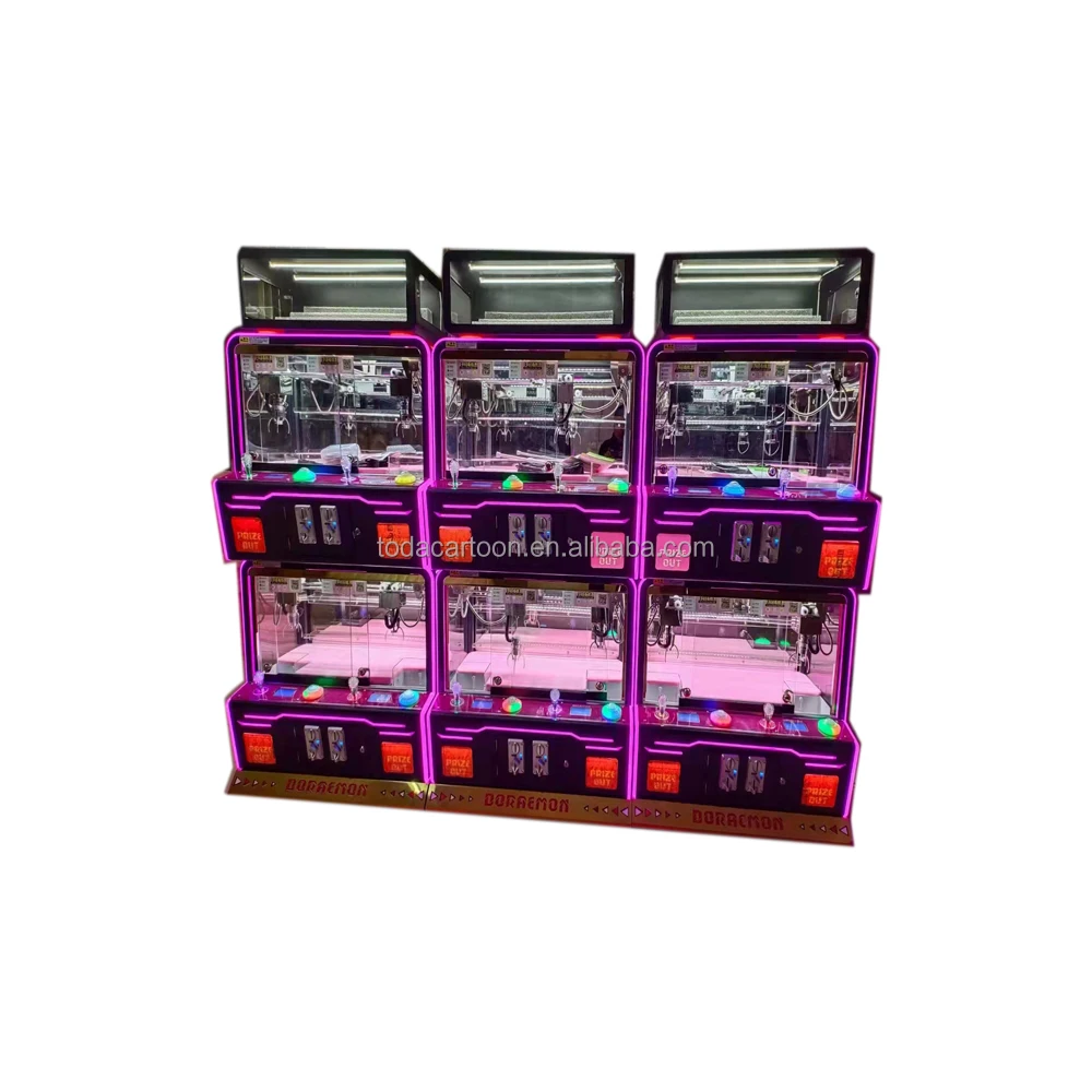 cube claw crane milking machine kit plush toys kids milk small toy claw machine