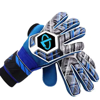 train professional goalkeeper gloves non-slip goalkeeper gloves football finger protection latex goalkeeper gloves