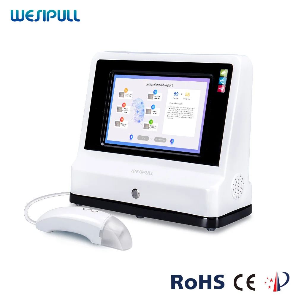 2024 Dermatoscope Skin Analyzer Machine Facial Professional Aesthetic Electronic Microscope Beauty Health SPA Tool