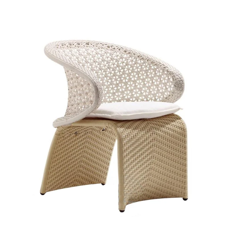 Dreamhause Outdoor Courtyard Villa Hotel Rattan Sofa Chair Swimming Pool Garden Rattan Sofa Set Furniture With Aluminum Frame