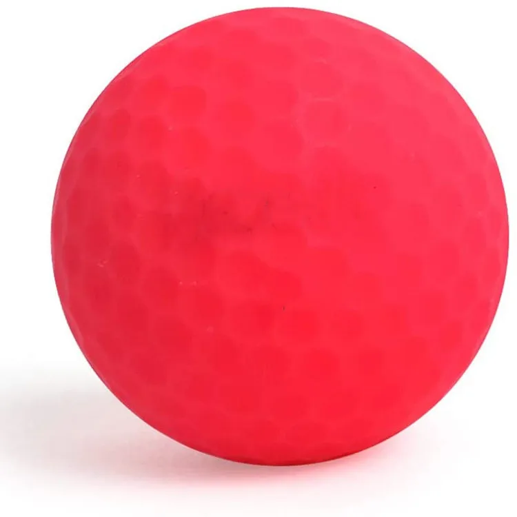 Wholesale Blank 2 Piece Matte Golf Balls Fluorescent Neon Golf Balls Colorful Surlyn Golf Balls