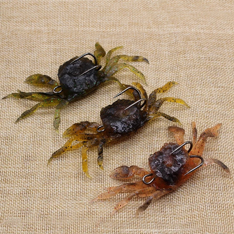 100mm 30g Manufacture directly sale Easy Shine Crab Super quality  Soft Plastic Fishing Lure