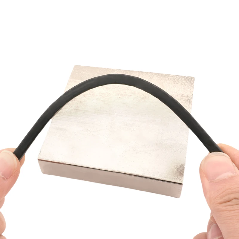 Bendable Long Strip Magnet wrapped coating Strong magnetic NdFeB Neodymium magnet