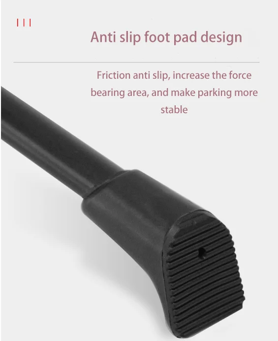 High quality length adjustable aluminum alloy material single-sided bicycle footrest