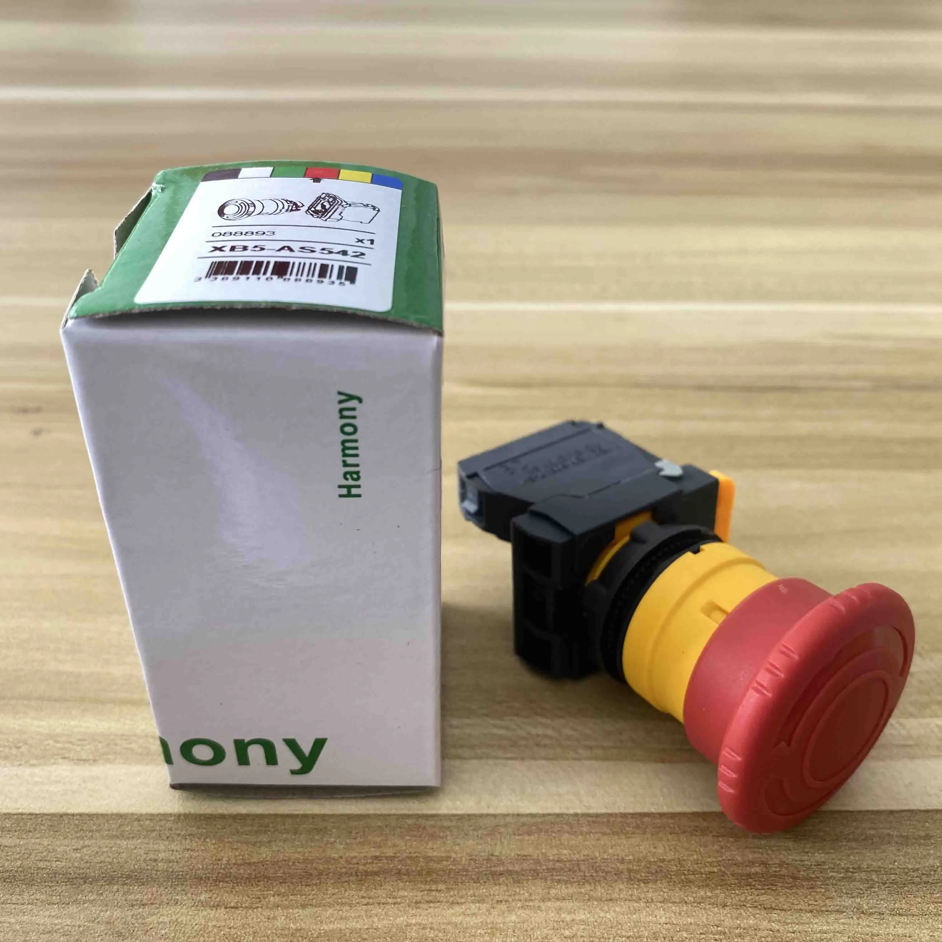 XB5-AA42 good price pushbutton waterpoof Red Momentary Push Button Switches Spring Buttons