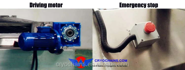Замороженный туннель Iqf, туннель для быстрого замораживания фруктов, морозильник, туннель для быстрого замораживания