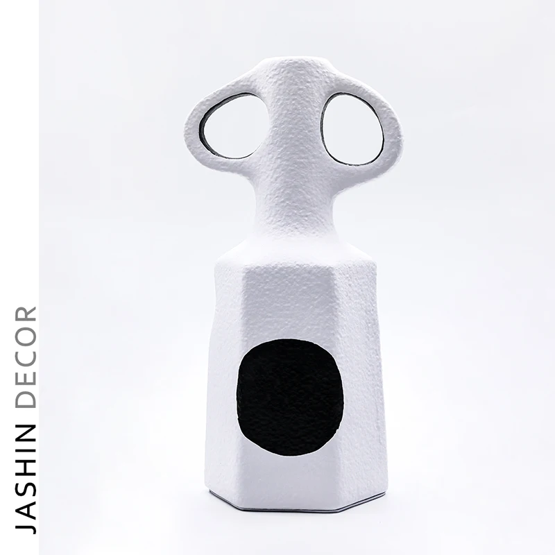 Nordic creative fashion resin flower pot dried flower decoration ornament flower arrangement vase