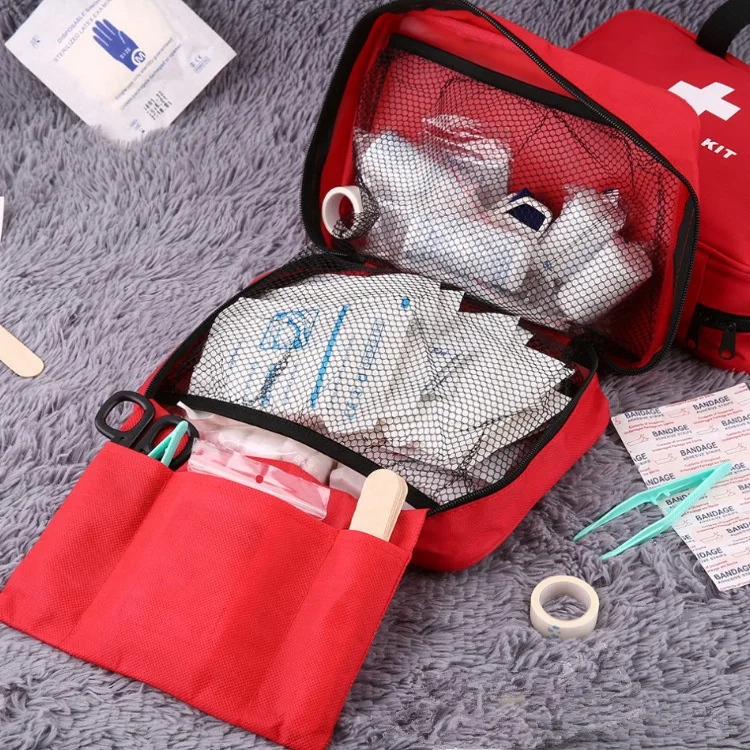 
Customized Medical First Aid Kit With Supplies Bag Large Capacity Variety First Aid Survival Kits 