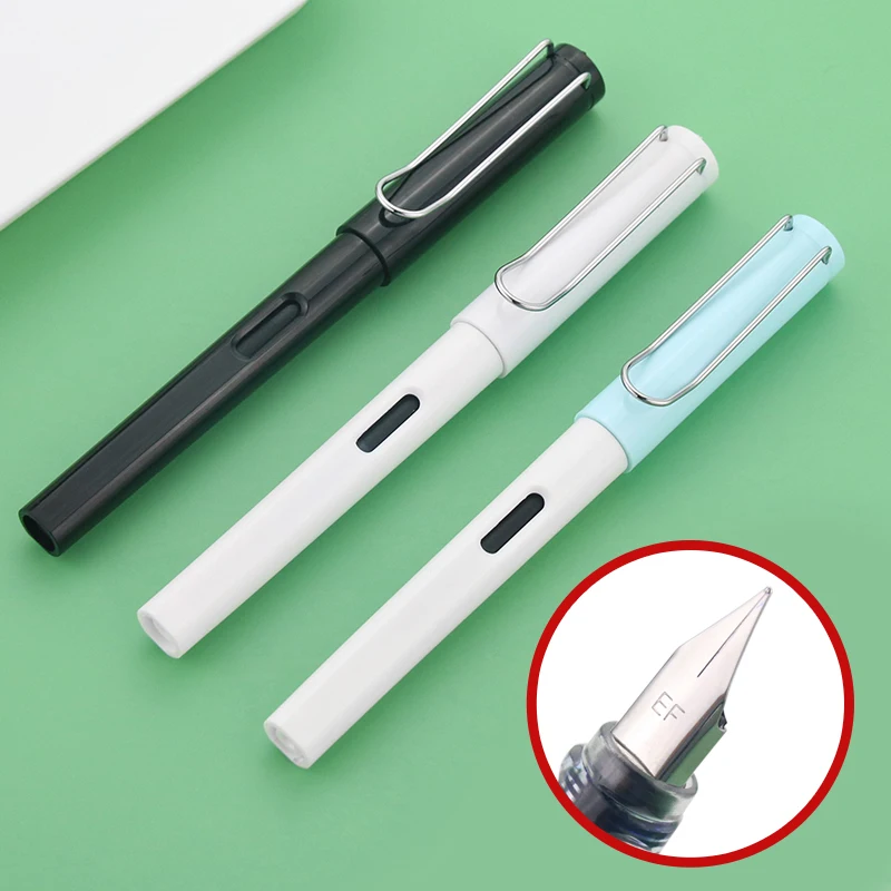 Latest Fresh And Fashionable Black White Blue Multi Function Metal Nib Classic Pens Hot Selling High Quality Fountain Pen