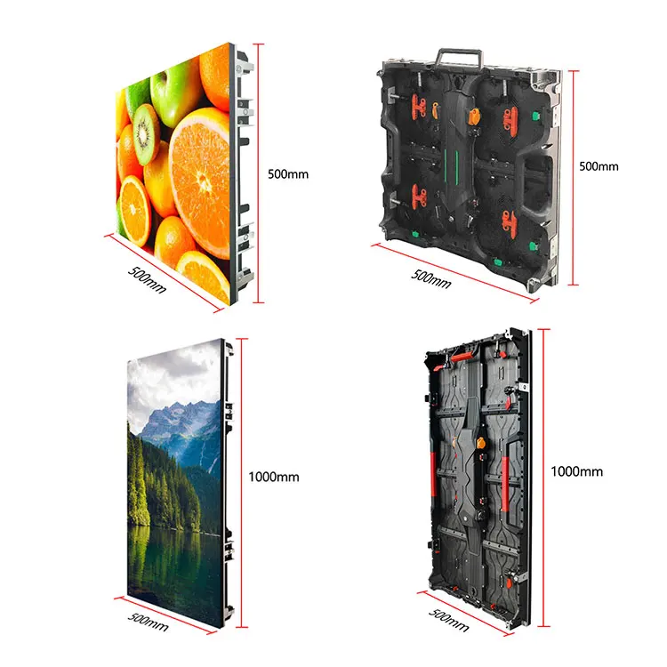 P2.6mm P2.97mm P3.91mm P4.81mm 3840HZ Indoor Outdoor LED Display Screen Video Wall Rental Stage LED Display Screen