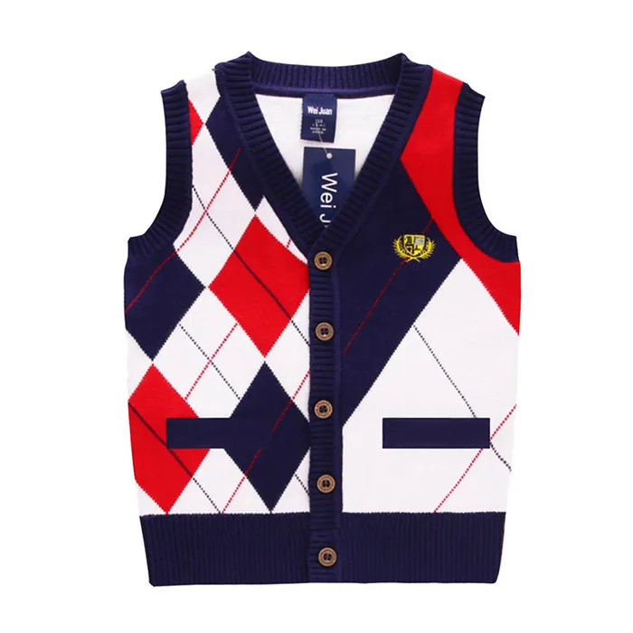 Bulk Wholesale Kids Cotton Sweater Vest For Boy Sample Clothing From Taiwan Online Shopping