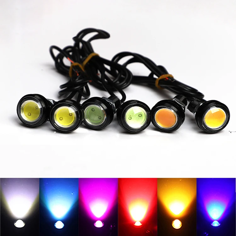 Стробоскоп LED Eagle Eye DRL дневные ходовые огни LED 12V светодиодные декоративные огни 9W 23Mm Автомобильные номерные знаки