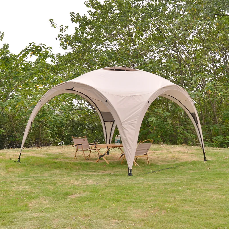 Outdoor sunshade camping rainproof portable awning tent camp large space sunshade canopy beach tent