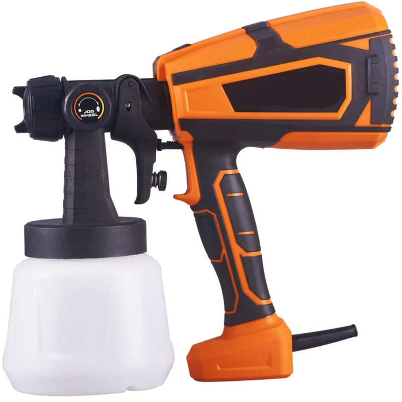 TOLHIT 1000ml 600w Home Car Painting Portable HVLP Airless Sprayer Machine Electric Power Automatic Paint Spray Gun