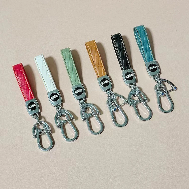 customise keychain zinc alloy diy pendant leather keychain photo leather belt metal shoes bag accessories buckle