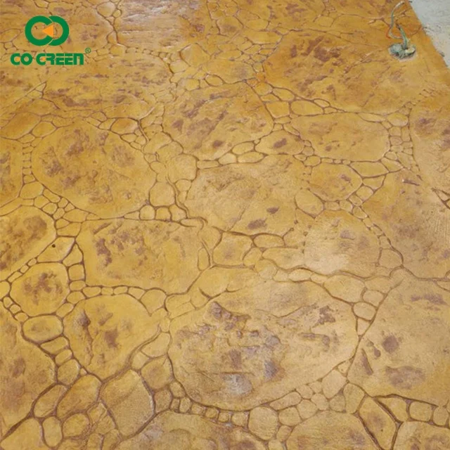 Color enhancer stamp concrete hardener embossing floor