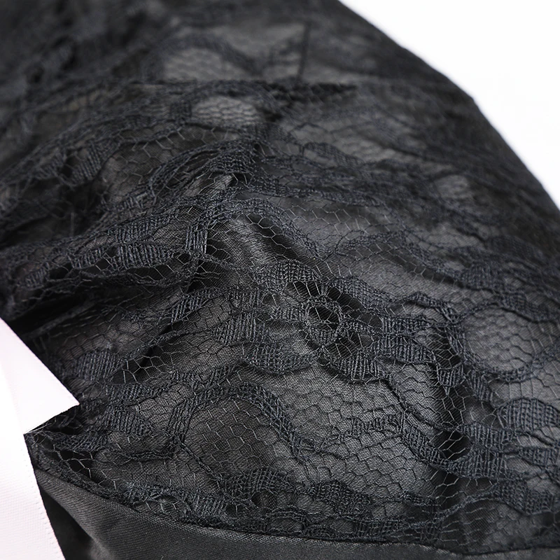 Top Quality Customized Satin Wedding Pouch Lace Bag Satin